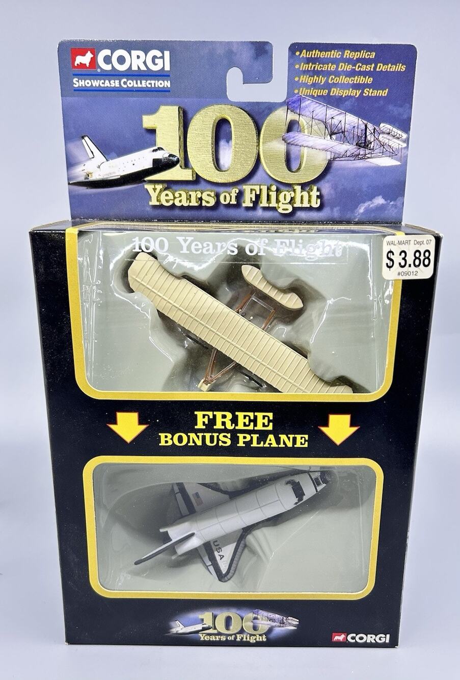 Corgi 100 Years Of Flight Wright Flyer Space Shuttle Columbia 2003 Corgi Diecast